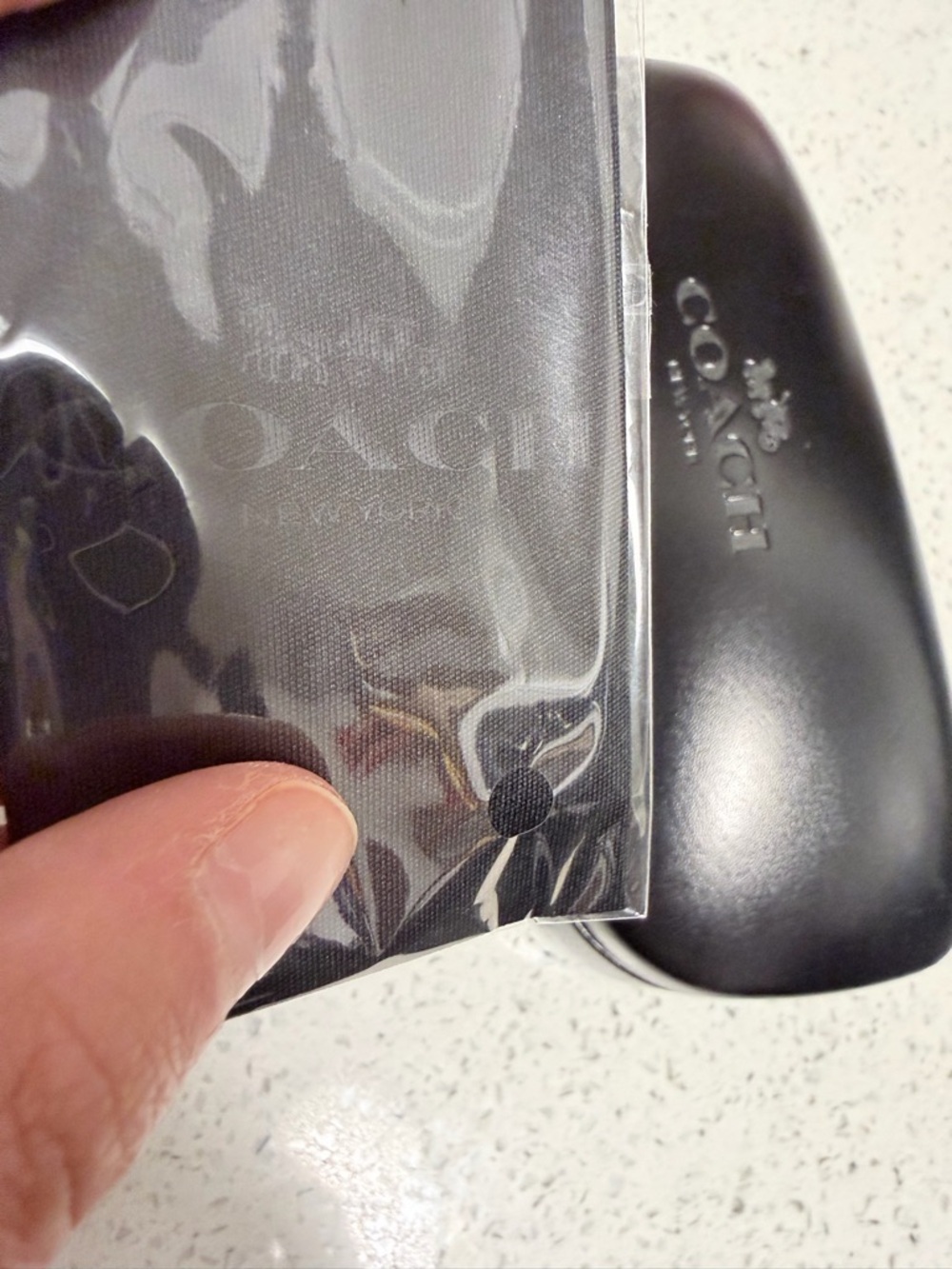 Coach New York Black Eyeglasses Case with Microfiber Cloth – Brand New - Picture 9 of 9